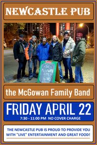 The McGowan Family Band at Newcastle Pub 