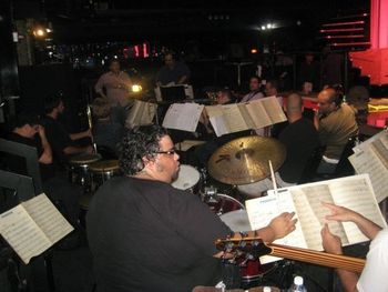 Luis Espindola Jazz Band, rehearsal
