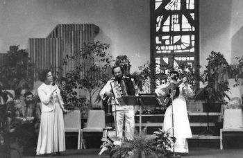Merv and Merla Watson 1983 Fraserview Church with Bernice Gerard
