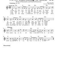 We’re Marching to Zion (Feast of Tabernacles and Feast of Pentecost) - Music
