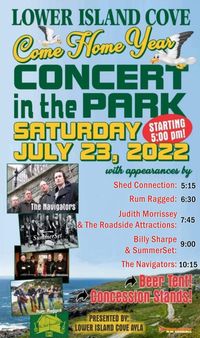 Lower Island Cove - Come Home Year - Concert in the Park