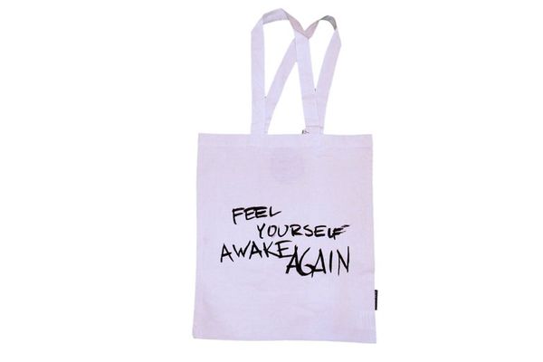 Feel Your Self Awake Again -Bag - White