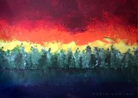 Rainbow Landscape (8.5x11" print)