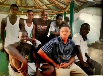 with child soldiers in Liberia
