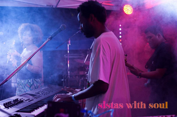 Who shot me? at Sistas with Soul Block Party in Sydney (2015)
