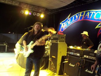 Southern Rock Legend Dave Hlubek in concert with his band, Molly Hatchet
