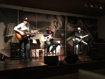 Trevor Toms singing, me and Colby Branson in round
