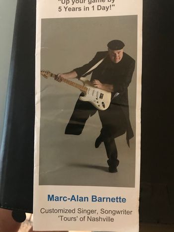 The incomparable Marc- Alan Barnette!
