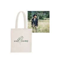 'Wildflowers' Tote Bag and 'beginnings' CD Bundle