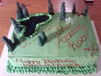 Amazing Race/Scavenger Hunt Birthday Cake
