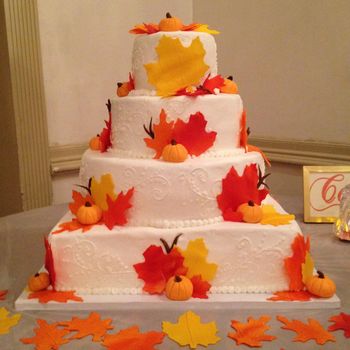 Fall wedding cake
