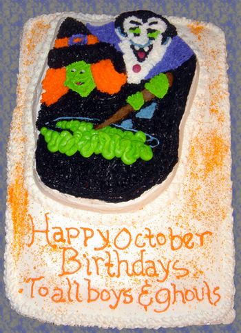 Halloween Birthday Cake
