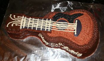 Guitar Birthday cake
