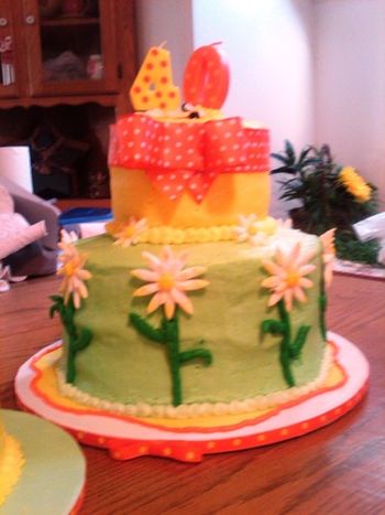40th Birthday cake, closeup
