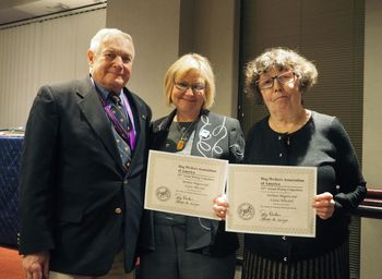 2017 The Walter R. Fletcher Memorial Award Winners. Barbara and Elaine
