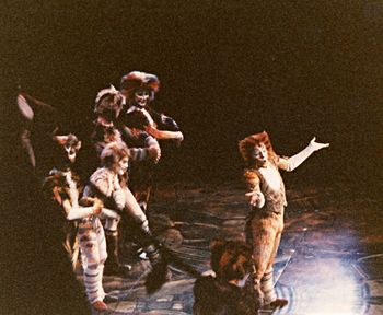 CATS National Broadway Tour - Onstage as Skimbleshanks 2 of 2
