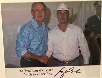 Wil Gravatt & Pres. Bush
