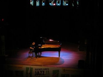 Solo piano concert. Buenos Aires International Jazz festival, Argentina.
