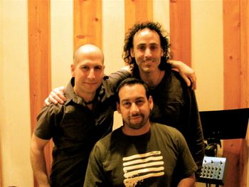 In the Studio with Drummers Antonio Sanchez and Jonathan Mover.
