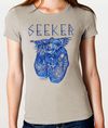 LIMITED EDITION DESIGN: Women's Organic Seeker T-shirt - Natural