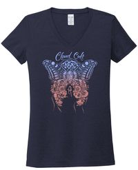 NEW! Cloud Cult "Metamorphosis Butterfly" Women’s Tri-Blend V-Neck Tee