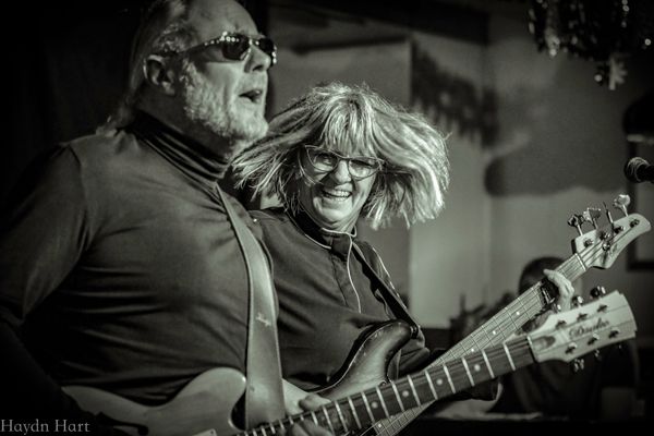 Simon Campbell & Suzy Starlite of the Starlite Campbell Band at the Tuesday Night Music Club