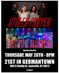 Stolen Prayer Debut Show, with special guest A Beautiful Trainwreck