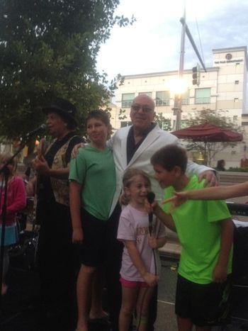 Singing with Grandchildren in Beverly Hills
