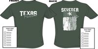 Texas Forever Military Green T-Shirt