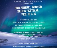 3rd Annual Winter Blues Festival - Saturday, February 15, 2020