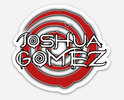 Joshua Gomez Spiral Logo Sticker