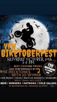 Inside and Outside at Freehold VFW Riders - BIKETOBERFEST with the HECKTONES Featuring Jo Wymer
