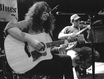 Jo Wymer and Gary Cavico perform at Harpin for Help - 2009
