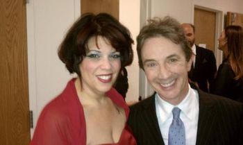 Jo Wymer with Martin Short at the 2011 Madison Theater Gala - New York
