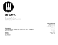 Old School (Nonet) - Score and Parts