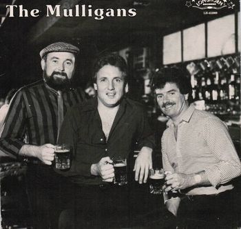 Ken with The Mulligans 1986 (left: Terry McCartan, right: Denis Murray)
