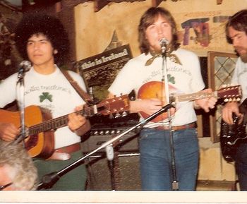 Ken O'Malley's first St. Patrick's Day in America at Molly Malone's 1975
