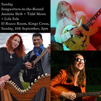 Sunday Songwriters in the Round with Jasmine Beth + Tidal Moon + Lola Sola