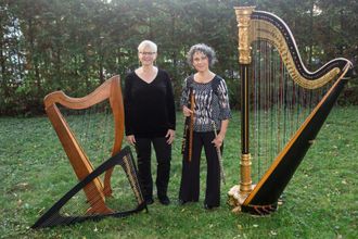 Flute & Harp family portrait