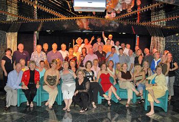 Cruise group after the show on The Carnival Sensation Kermit & Bob Cruise 2007
