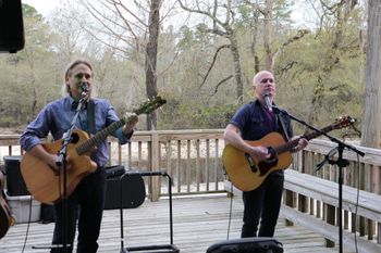 Dos Eddies performing at a Corporate Event at River Landing (Wallace, NC) (Photo credit- River Landing)
