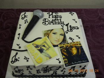 Watchung Arts Center Birthday Concert cake designed by Lisa Orban
