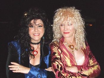 Lisa as Ann Wilson and Victoria Palagy as Nancy Wilson of Queens of Heart Band - Deptford Outdoor Festival, Deptford, NJ
