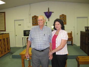 Pastor - Kenneth Myers and wife.
