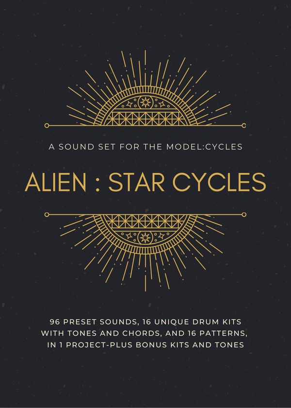 ALIEN STAR CYCLES -A Sound Pack for the Elektron Model:Cycles -DDB