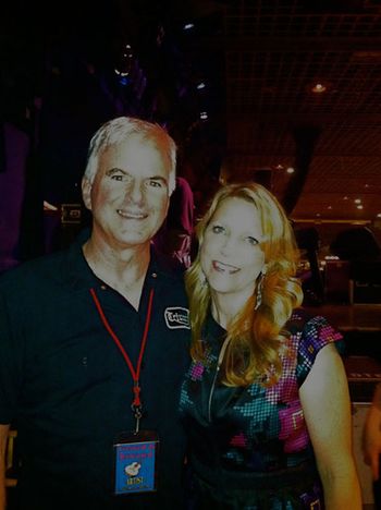 Bruce with Susan Tedeschi after the Tedeschi Trucks Show at Hampton Beach Casino Ballroom.
