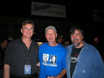 Bruce & Dave with Patrick Simmons after opening for the Doobie Brothers at the Casino Ballroom, Hampton Beach New Hampshire.
