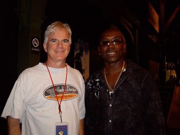 Bruce & Larry Braggs after opening for Tower of Power at the Casino Ballroom, Hampton Beach New Hampshire.

