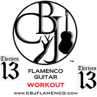 CBJ Flamenco Guitar Workout #13 - ALEGRIAS (w/ Video Tutorials)