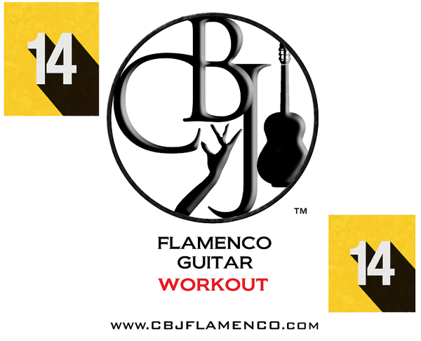 CBJ Flamenco Guitar Workout #14 - TANGOS (w/ Video Tutorials)